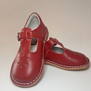 L'Amour red Joy T-strap dress shoes